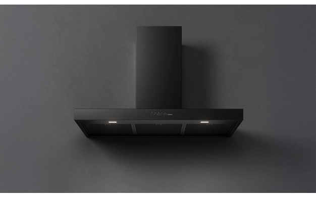 FALMEC MERCURIO EVO 90 BK – стенен аспиратор 90 см, матово черен/инокс, клас A